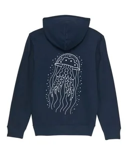 vis wear vis wear Qualle Unisex Premium Hoodie aus Bio-Baumwolle – Produktbild 1 von 1