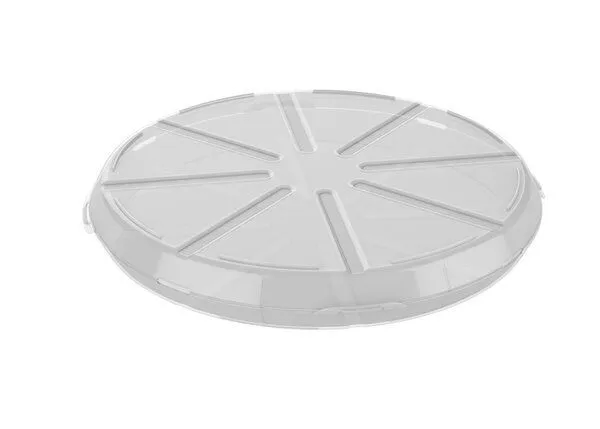 REuse REuse Pizzabox Verpackung - Essensbehälter, Transparent, – Produktbild 2 von 4