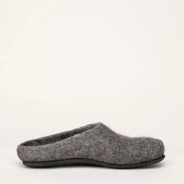 Magicfelt Magicfelt Gottstein naturbelassene ungefärbte Filzpantoffeln Hausschuhe, Tiroler steinschaf (grau, – Produktbild 3 von 3
