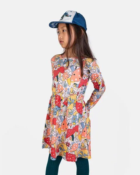 NAADA NAADA Kleid Flying Mushrooms – Produktbild 1 von 2