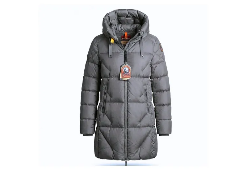 Parajumpers Daunenjacke PJS JANET - DAUNENJACKE MIT KAPUZE für Damen Rock Grau – Produktbild 3 von 3