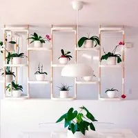 CitySens CitySens Blumenregal mit 8 Ablagen, Weiss, – Produktbild 1 von 1
