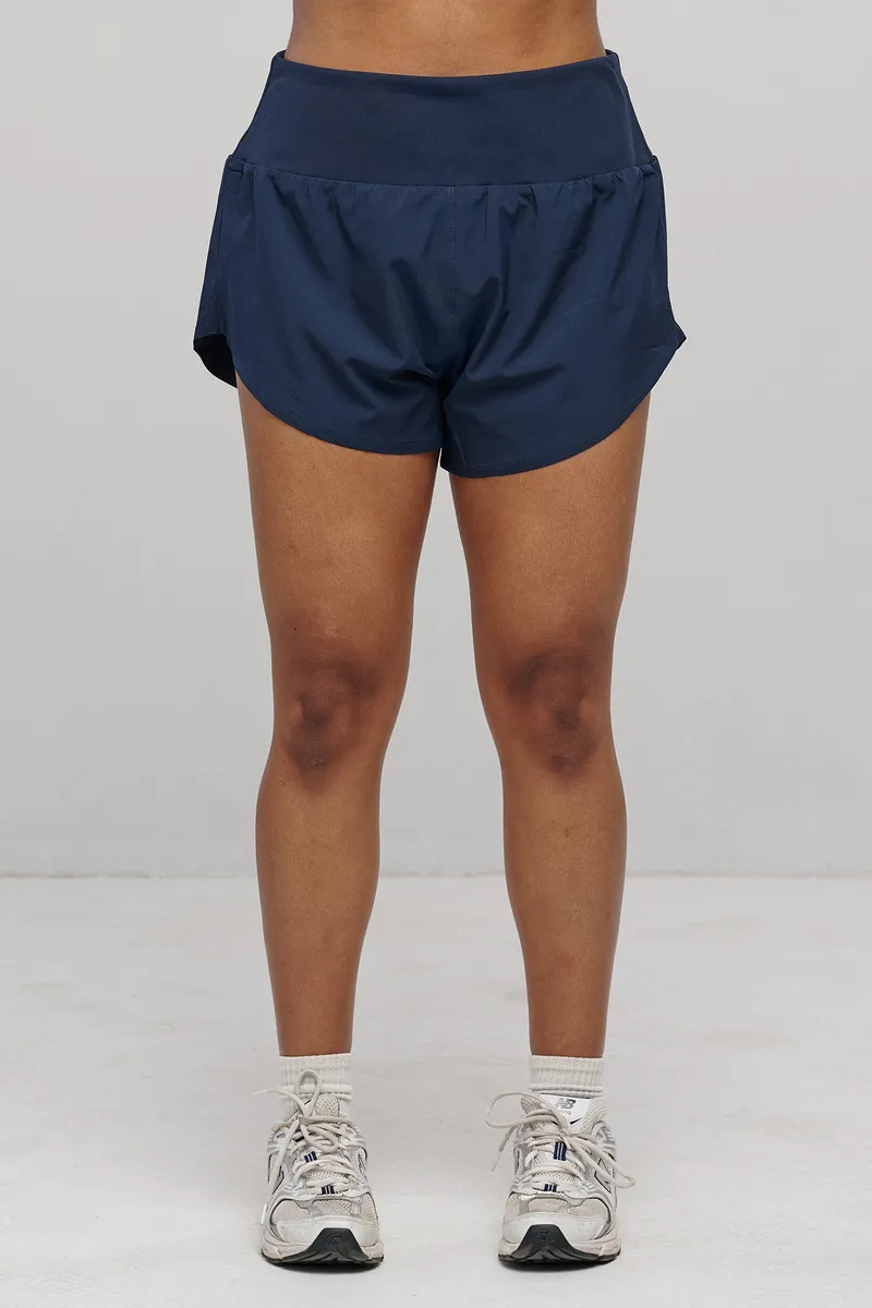 SEAAV SEAAV Damen vegan Shorts Flow Pace Mitternachtsblau, Extra dunkelblau, – Produktbild 1 von 2