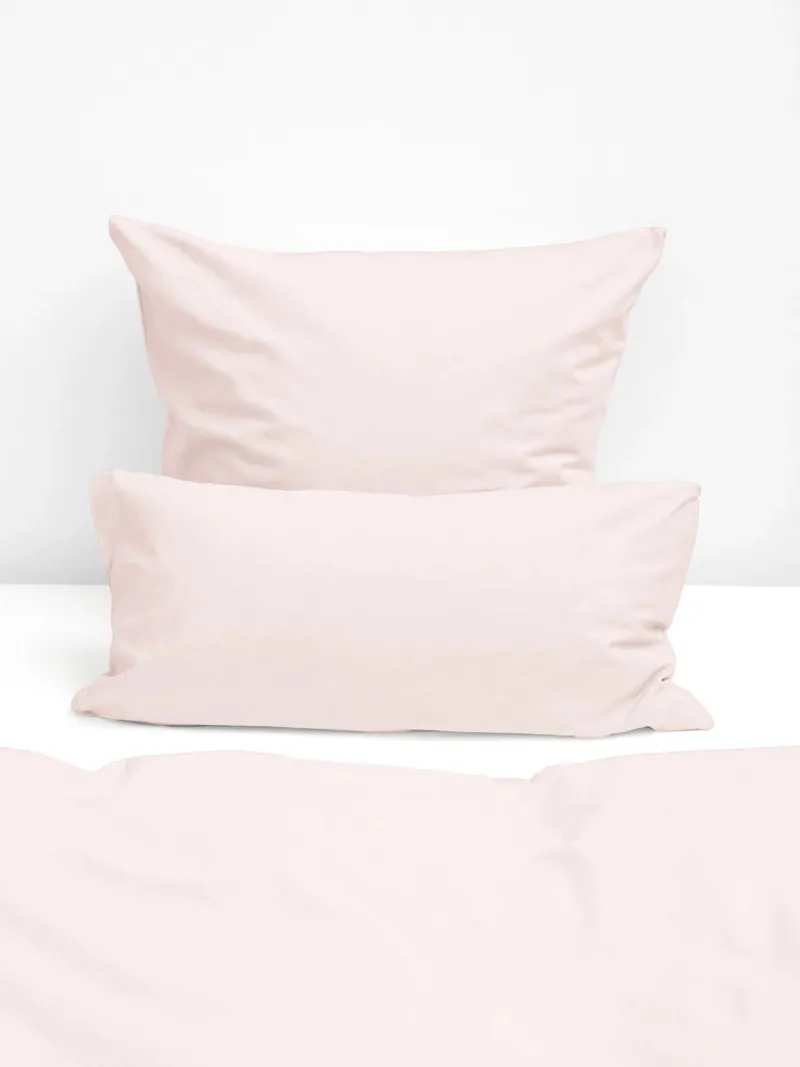 erlich textil erlich textil Michel Kopfkissenbezug aus Bio-Baumwolle, Leinen Mix, made in Europe, Magnolie, – Produktbild 1 von 7