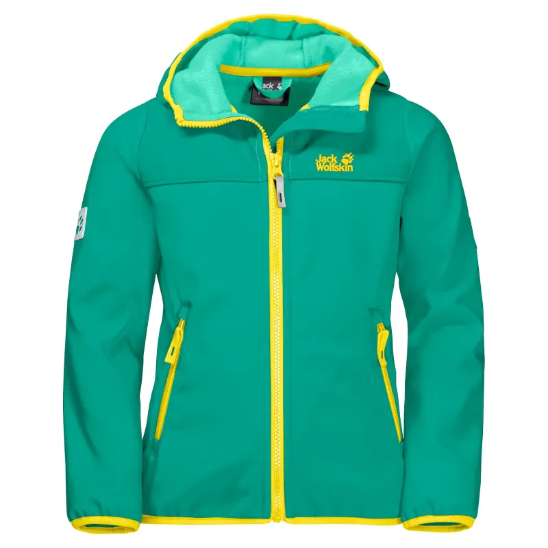 Jack Wolfskin Wasserdichte Babyjacke Jack Wolfskin Fourwinds, Vert, – Produktbild 1 von 1