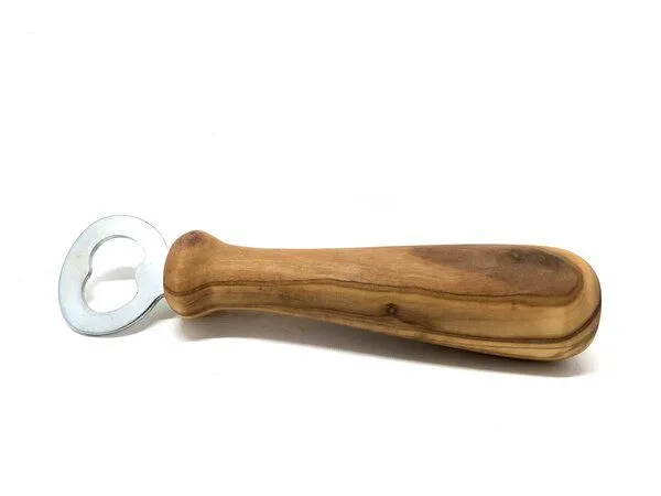 Olivenholz erleben Olivenholz erleben Flaschenöffner Big Boy mit Griff aus Olivenholz – Produktbild 4 von 5