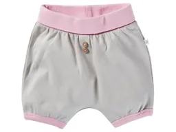 HANS NATUR Pumphose Baby kurz Bio-Baumwolle beige-rosa Gr.50/56 – Produktbild 1 von 1