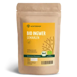 vom Achterhof Bio Ingwer gemahlen (250g) – Produktbild 1 von 1