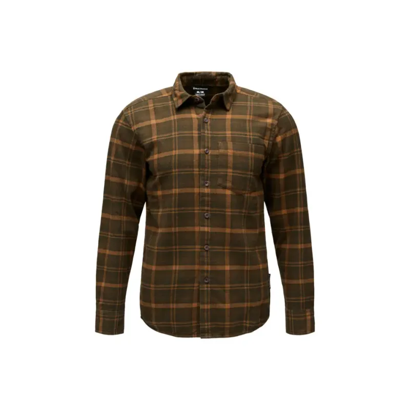 Black Diamond Langarmhemd aus Flanell Black Diamond Project, Vert, – Produktbild 1 von 1