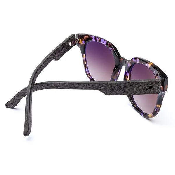 TAKE A SHOT TAKE A SHOT Sonnenbrille Jane Walnussholz – Produktbild 3 von 4