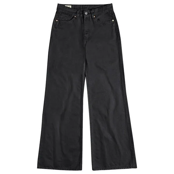 Kings Of Indigo Kings Of Indigo Jane - Mid rise Flare - Holo Black Used – Produktbild 1 von 3