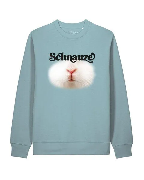 watapparel watapparel Sweatshirt Unisex Schnauze, Pebble blue, – Produktbild 1 von 2