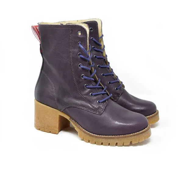 Grünbein Shoes Grünbein Shoes Stiefelette Nilla, Lila, – Produktbild 1 von 4