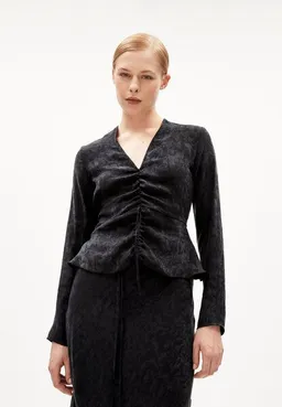 ARMEDANGELS ARMEDANGELS ANAYAA JACQ Damen Bluse Regular Fit aus TENCEL Lyocell Mix – Produktbild 1 von 1