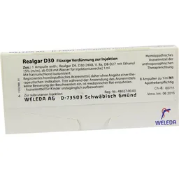 Weleda WELEDA REALGAR D 30 Ampullen 8X1 ml Ampullen – Produktbild 1 von 1