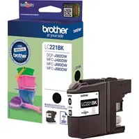 Brother Brother Tintenpatrone LC-221BK schwarz – Produktbild 2 von 3