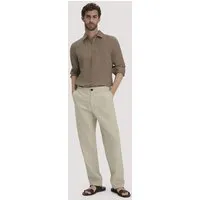 hessnatur hessnatur Hose ENEA Regular aus Bio-Baumwolle mit Leinen, Natur, – Produktbild 2 von 4