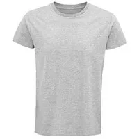 Sol's Sol's Herren T-Shirt Kurzarm Rundhals aus Bio - Baumwolle einzelne Farben bis Größe 5XL, Grey melange, – Produktbild 1 von 1