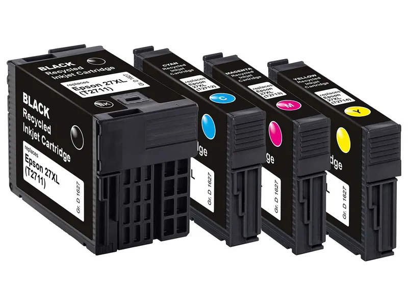 Memo memo 4er Set Tintenpatronen ersetzt Epson 27XL schwarz, cyan, magenta, gelb – Produktbild 1 von 1