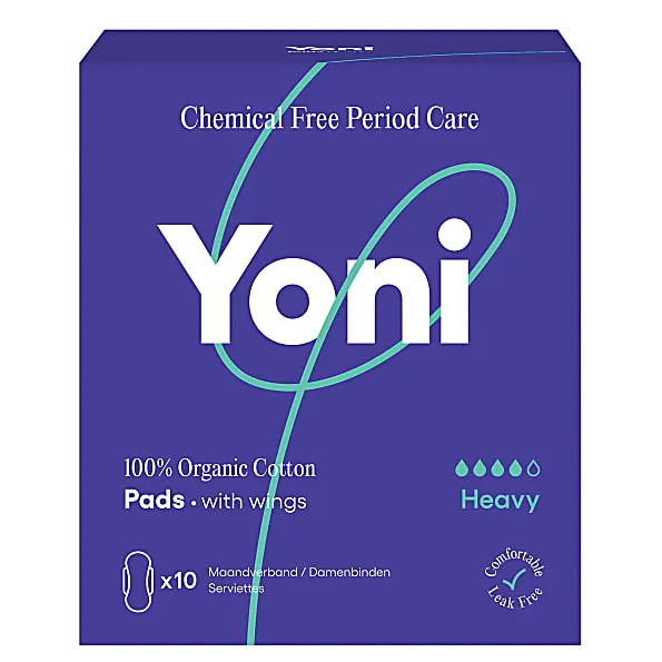 Yoni Yoni Damenbinden mit Flügeln Heavy (10 Stück) – Produktbild 2 von 6