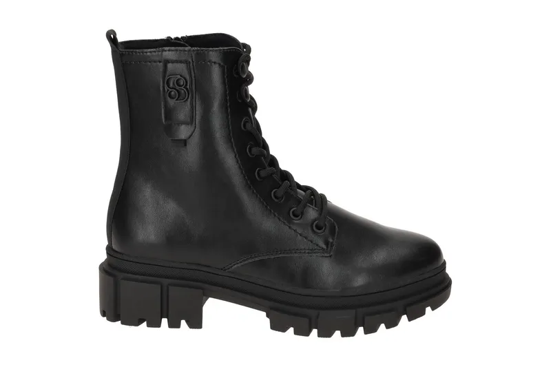 s.Oliver s.Oliver Schnürboots 100% vegan, Schwarz, – Produktbild 5 von 7