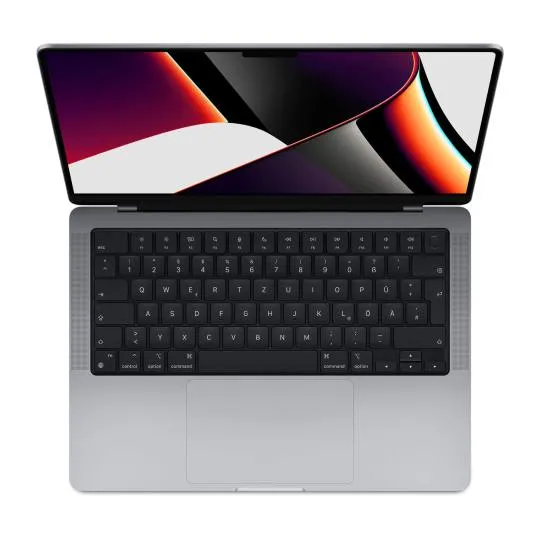 Apple Apple MacBook Pro 2021 14" M1 Pro 8-Core CPU | 14-Core GPU 512 GB SSD 32 GB spacegrau, Spacegrau, – Produktbild 1 von 1