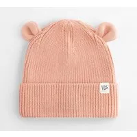 vis wear vis wear Bear Organic Baby Mütze, Rose, – Produktbild 1 von 1