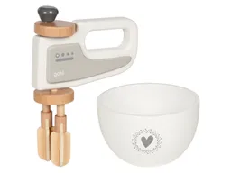 Goki goki Kinder Handmixer mit Rührschüssel aus Holz, bunt lackiert Maße 14,5 x 5 x 19,5 cm – Produktbild 1 von 1