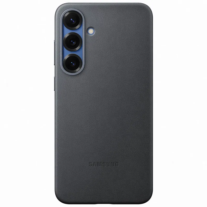 Samsung Original KindSuit Vegan Leather Case für das Samsung Galaxy S25 Plus - Schwarz, Schwarz, – Produktbild 1 von 2