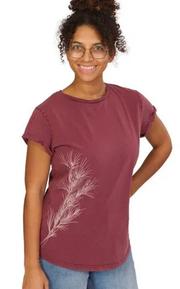 Life-Tree Life-Tree Organic Fairwear Shirt Women Pine Branch – Produktbild 1 von 1