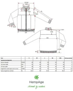 HempAge HempAge Athletische Jacke Hanf/Biobaumwolle – Produktbild 1 von 1