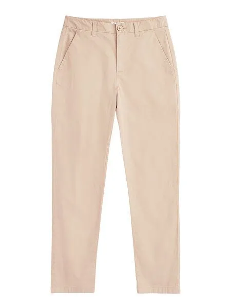 KnowledgeCotton Apparel KnowledgeCotton Apparel Chinohose - WILLOW slim chino, Beige (light feather gray), – Produktbild 4 von 4
