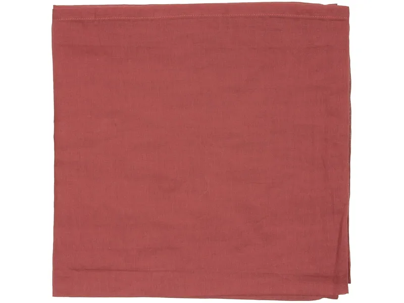 HANS NATUR Spieltuch Bio-Baumwolle 115 x 105 cm ziegelrot, Rot, – Produktbild 1 von 2