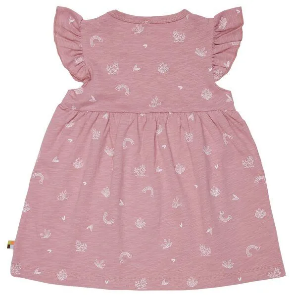 loud + proud loud + proud Babys & Kinder Kleid Slub Jersey, GOTS-zertifiziert, Aster(rosa), – Produktbild 1 von 2