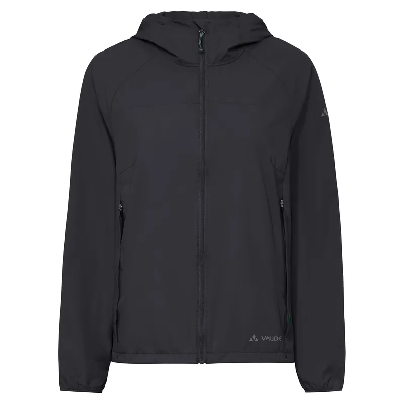 Vaude VAUDE Damen Windjacke "Neyland II" mit weitenregulierbarer Kapuze, phantom black, Gr. 40 – Produktbild 1 von 7