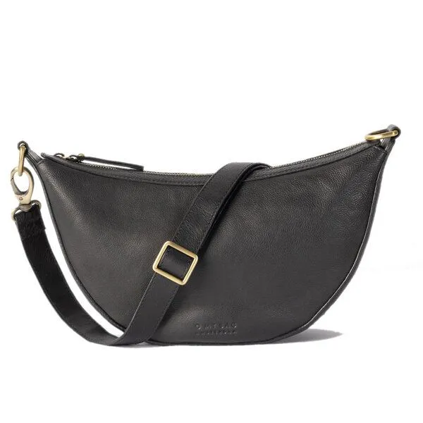 O MY BAG O MY BAG Leo Tasche aus vegetabil gegerbtem Leder, Schwarz (black), – Produktbild 1 von 2