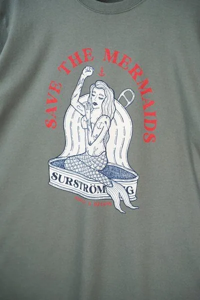 LAKOR LAKOR T-Shirt aus Bio-Baumwolle - Save The Mermaids, Urban chic (grau), – Produktbild 4 von 4
