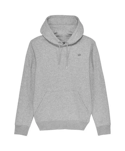 vis wear vis wear Unisex Premium Hoodie aus Bio-Baumwolle, Grau, – Produktbild 1 von 1
