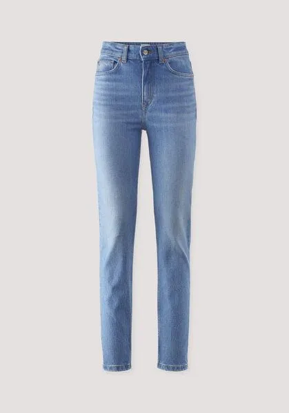 hessnatur hessnatur Jeans LINN Slim High Rise aus softem Bio-Denim, Hell-blau, – Produktbild 4 von 4