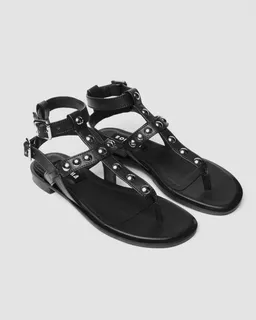 BOHEMA BOHEMA Damen vegan Sandalen Gladiator Nox Schwarz – Produktbild 1 von 1
