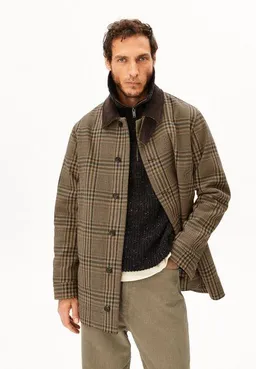 ARMEDANGELS ARMEDANGELS CHECK Herren Karierter Mantel aus recyceltem Woll-Mix – Produktbild 1 von 1