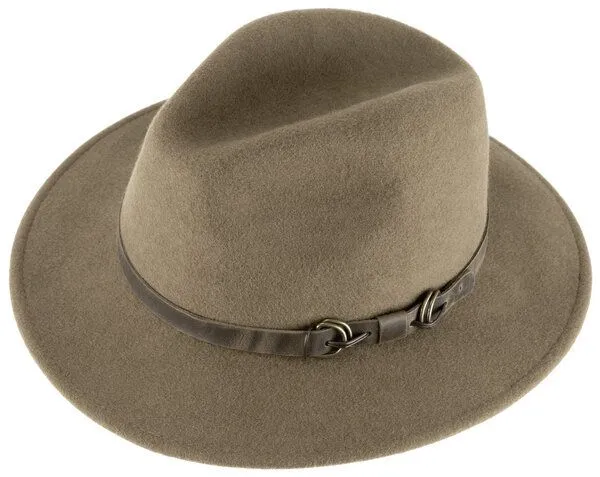 Alpenleder Alpenleder Filzhut SIENA, Dark khaki, – Produktbild 1 von 5
