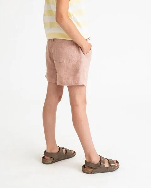 MATONA Matona Klassische kurze Hose für Kinder aus Leinen / Classic Shorts, Rosewood, – Produktbild 2 von 4