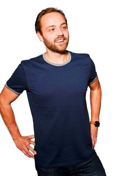 Human Family Retro Shirt von Human Family "Move On", Black/dark-grey, – Produktbild 3 von 4