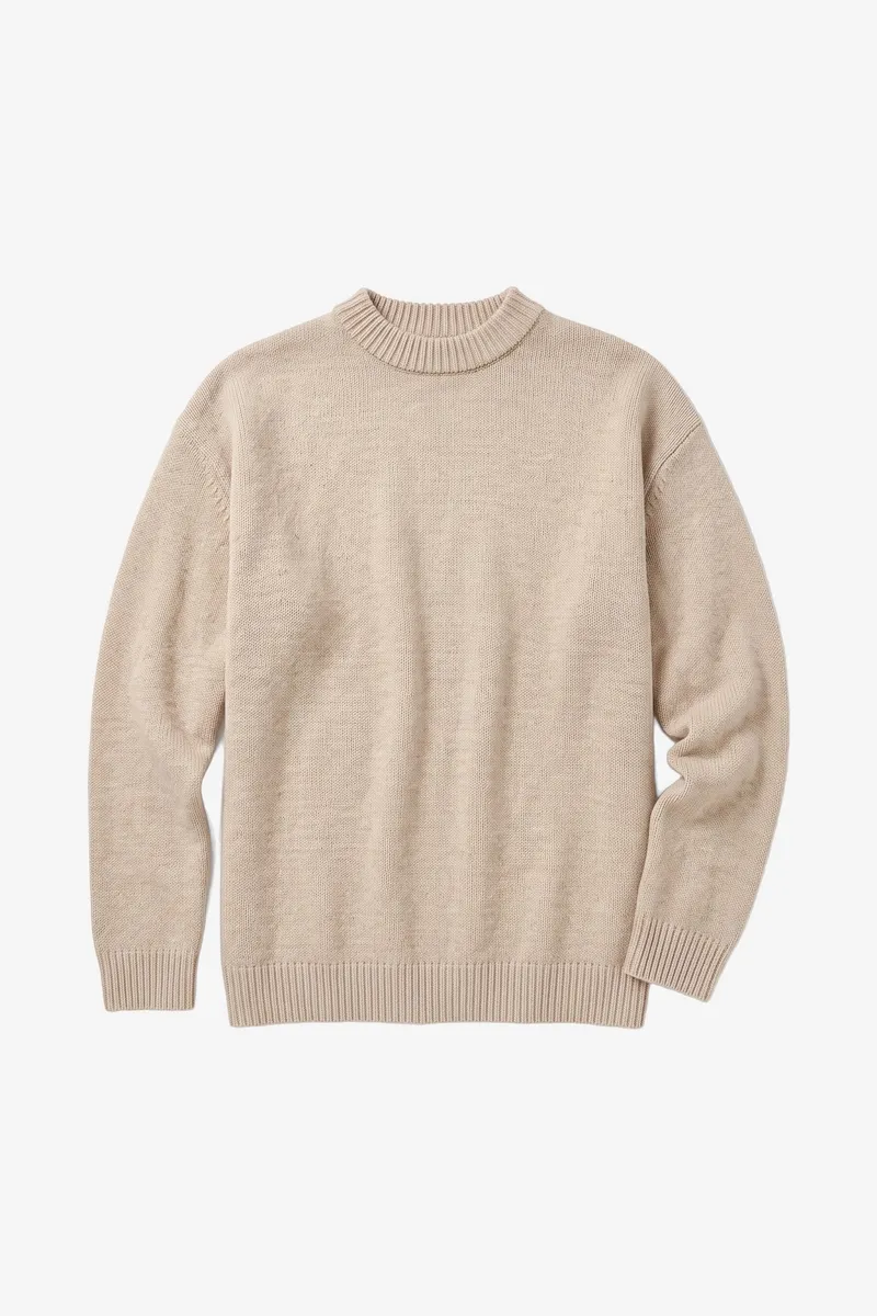 KnowledgeCotton Apparel KnowledgeCotton Apparel Damen vegan Pullover Soufflé Yarn Hellgrau, Grau, – Produktbild 1 von 2