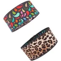 Seegarn Seegarn Wende-Armband 3cm, Leopard (braun) / paisley gr (schwarz), – Produktbild 1 von 1