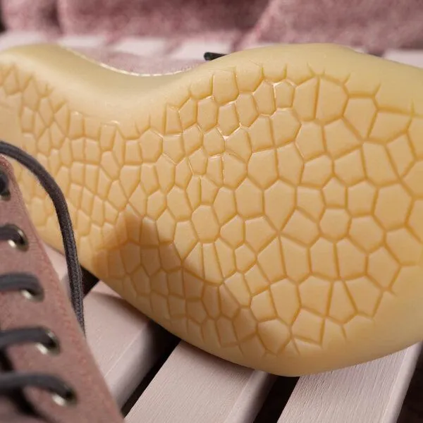 nahtur-design nahtur-design Barfußschuhe aus Bioleinen mit Kautschuksohle unisex, Rosa, – Produktbild 8 von 8