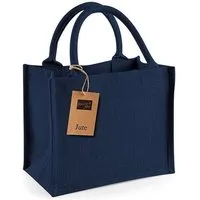 Westford Mill Westford Mill Jute Tasche Gift Bag Geschenktasche, Navy, – Produktbild 1 von 1