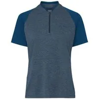Vaude VAUDE T-Shirt Women's Tamaro HZ Shirt IV, Dark sea uni, – Produktbild 2 von 4