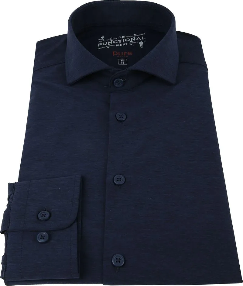 Pure Pure H.Tico The Functional Shirt Dunkelblau - Größe 41 (L), Blau, – Produktbild 3 von 3